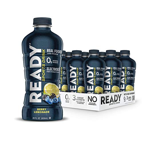 Ready Sports Drink, Electrolyte Blend with B Vitamins and No Add...