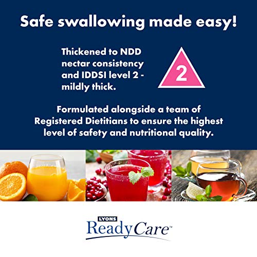 Lyons Readycare Thickened Lemon Flavored Water For Dysphagia &Amp; S