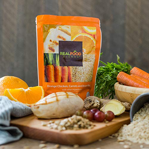 Real Food Blends Orange Chicken, Carrots &Amp; Brown Rice Pureed Ble