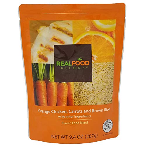 Real Food Blends Orange Chicken, Carrots &Amp; Brown Rice Pureed Ble