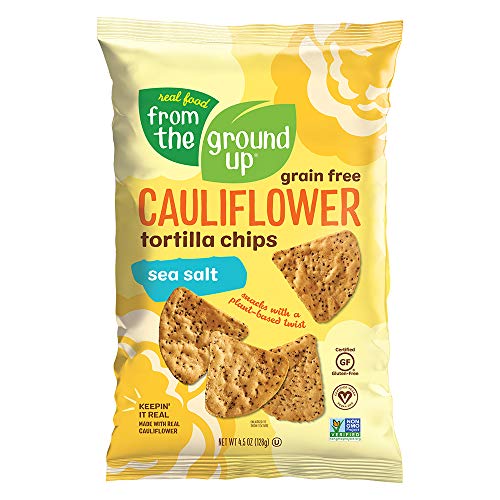 Real Food From The Ground Up Cauliflower Tortilla Chips - 6Count