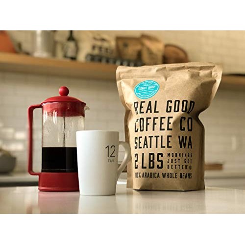 Real Good Coffee Co Whole Bean Coffee, Breakfast Blend Light Roa
