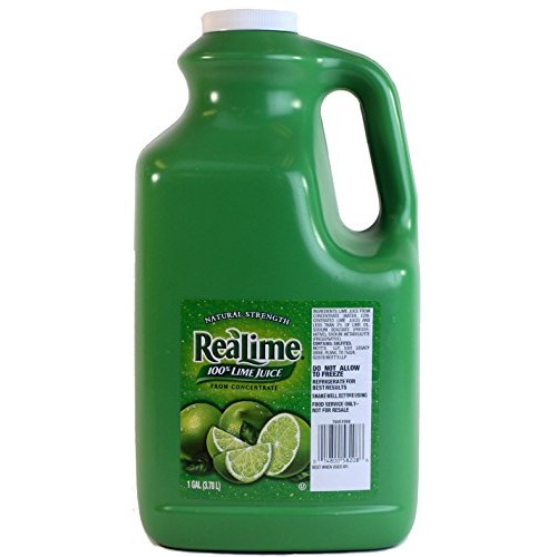 Real Lime Juice 1 Gallon 100% Lime Juice