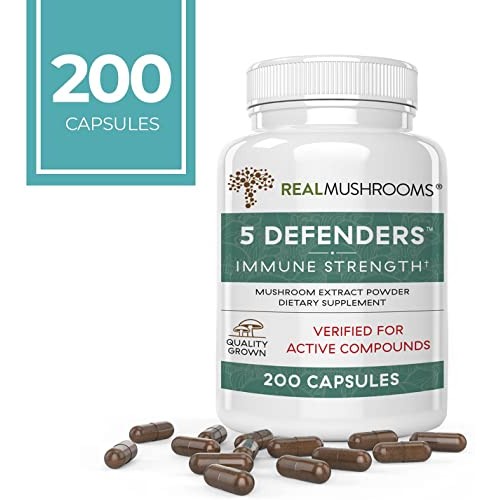 Chaga, Shiitake, Maitake, Turkey Tail, &Amp; Reishi Mushroom - 5 Def