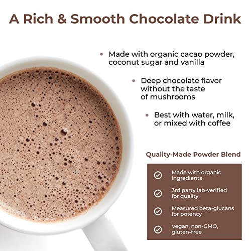 Real Mushrooms Organic Hot Chocolate Mix w/ 5 Defenders Turkey ...