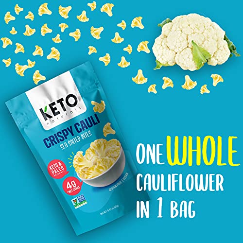 Cauliflower Chips Keto bites cauliflower thins Variety Pack 4 Pa...