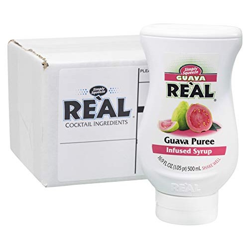 Guava Reàl, Guava Puree Infused Syrup, 16.9 Fl Oz Squeezable Bot