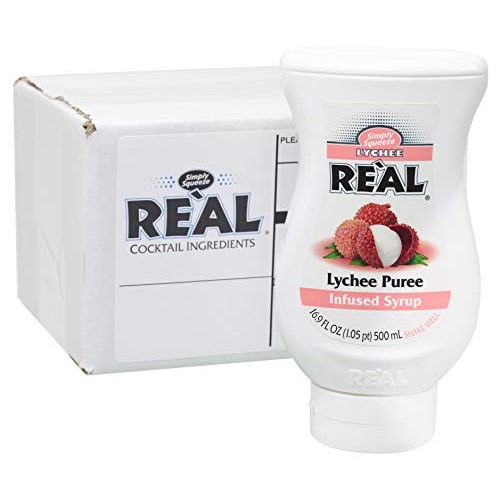 Lychee Reàl, Lychee Puree Infused Syrup, 16.9 Fl Oz Squeezable B