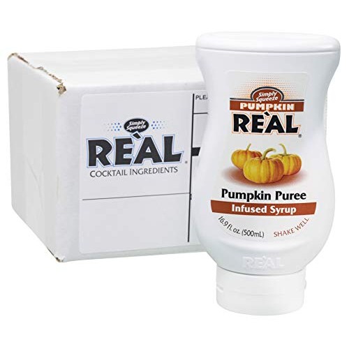 Pumpkin Reàl, Pumpkin Spice Puree Infused Syrup, 16.9 Fl Oz Sque