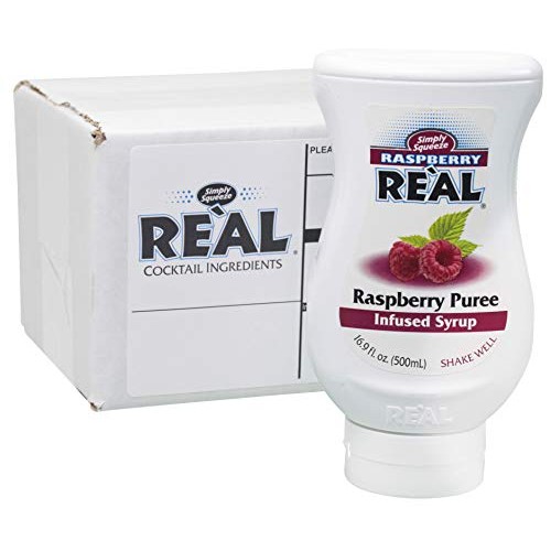 Raspberry Reàl, Raspberry Puree Infused Syrup, 16.9 Fl Oz Squeez