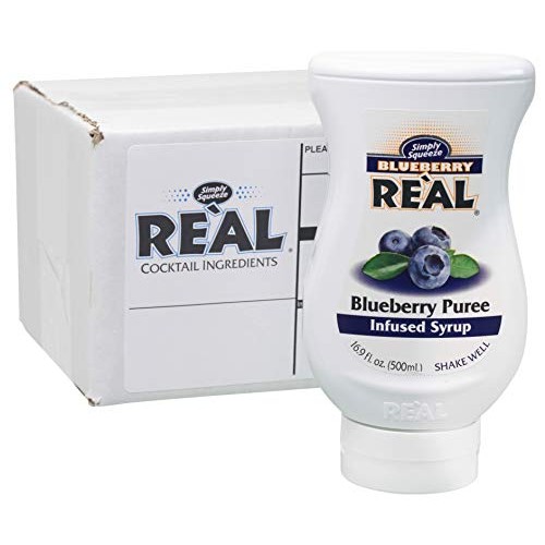 Blueberry Reàl, Blueberry Puree Infused Syrup, 16.9 Fl Oz Squeez