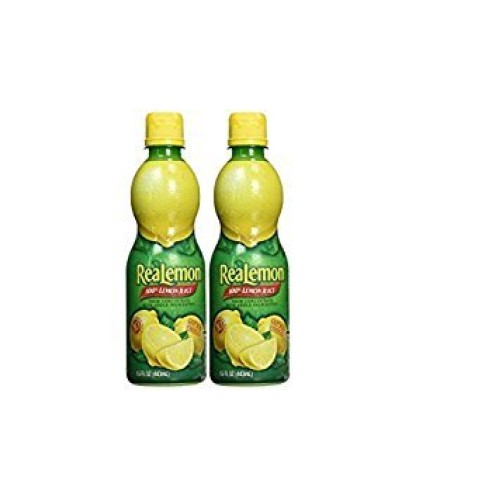 Realemon 100% Lemon Juice 15 Oz 2 Pack