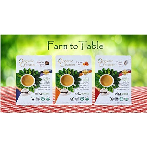 Realorganics Pure &Amp; Simple - Powdered, Coffee Creamer / 100% C