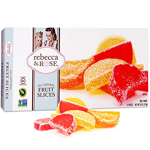 Rebecca & Rose Certified Gluten Free Fruit Slices 6oz | All Natu...
