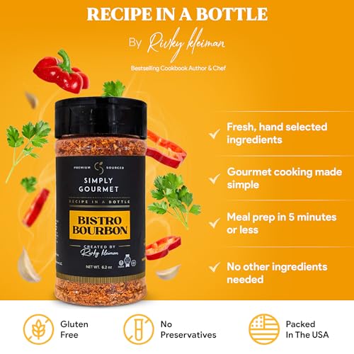 Bistro Bourbon Spice | Recipe in a Bottle | Premium Blend Spice ...