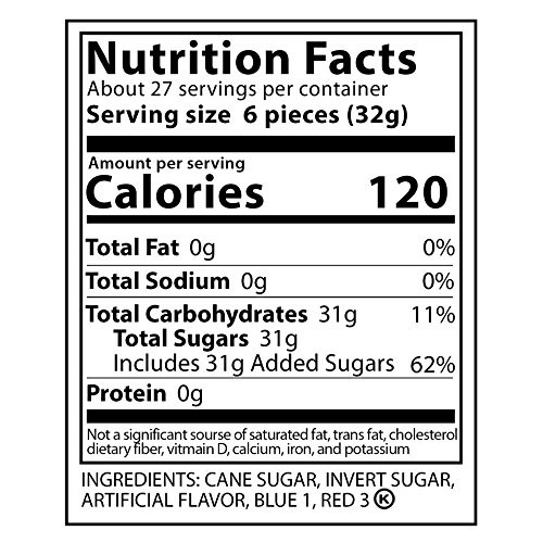 Red Bird Cotton Candy Puffs, 30 Oz Bag | Made W/100% Pure Cane S