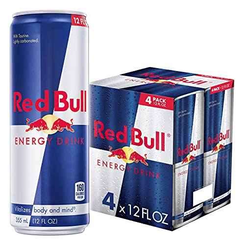 Red Bull Energy Drink 4 Pack Of 12 Fl Oz