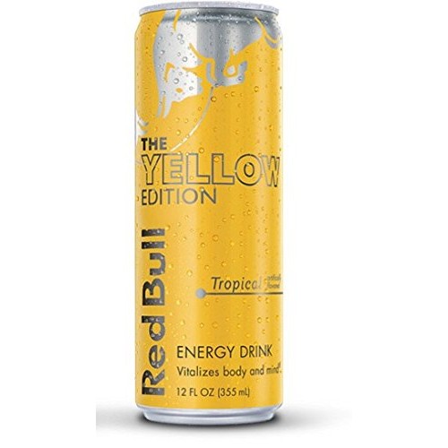 Red Bull The Yellow Edition - Tropical - 12Fl.Oz. Pack Of 9