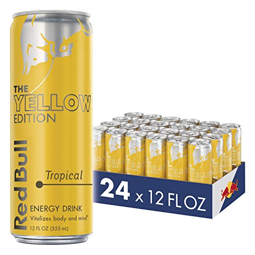 Red Bull Energy Drink &Amp; Energy Drink, Tropical, Yellow Edition,