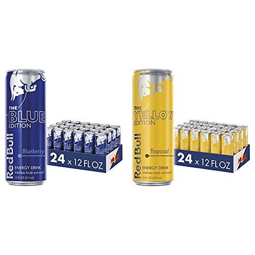Red Bull Energy Drink &Amp; Energy Drink, Tropical, Yellow Edition,