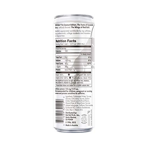 Red Bull Energy Drink, Coconut Berry, 12 Fl Oz 24 Count, Cocon