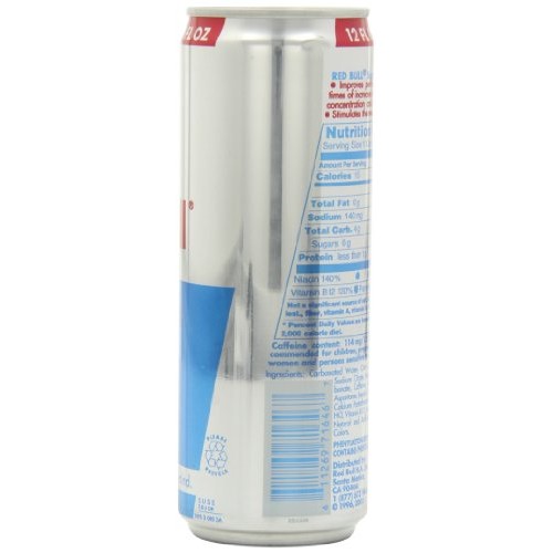 Red Bull Energy Drink, Sugar Free, 12 Fl Oz