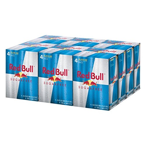 Red Bull Energy Drink Sugar Free, Sugarfree, 8.4 Fl Oz 24 Count