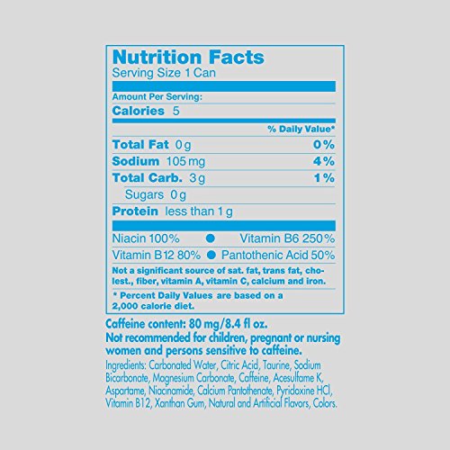 Red Bull Energy Drink Sugar Free, Sugarfree, 8.4 Fl Oz 24 Count