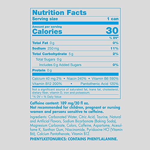 Red Bull Sugar Free Energy Drink, 20 Fl Oz 12 Count