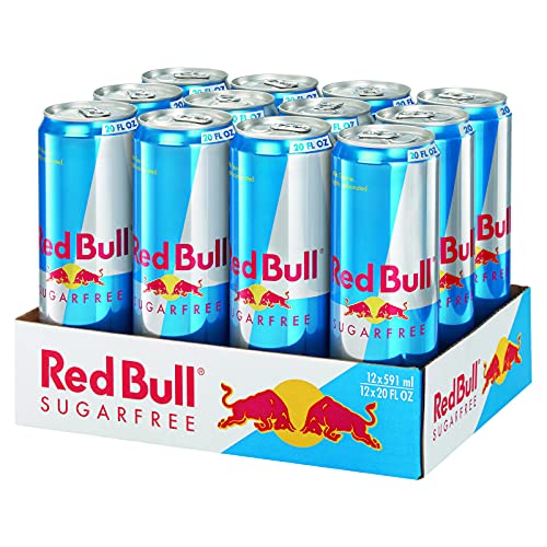 Red Bull Sugar Free Energy Drink, 20 Fl Oz 12 Count