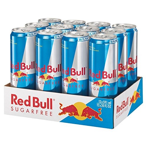 Red Bull Sugar Free Energy Drink, 20 Fl Oz 12 Count