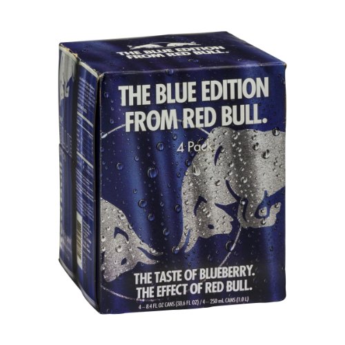 Red Bull The Blue Edition Energy Drink - 4 Ct