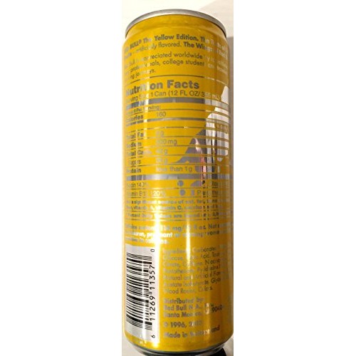 Red Bull The Yellow Edition - Tropical - 12Fl.Oz. Pack Of 16