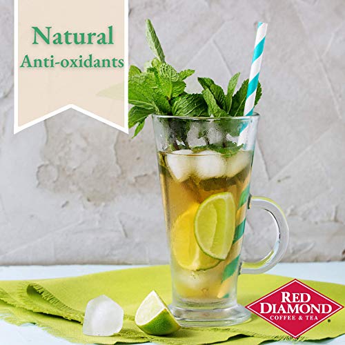 Red Diamond Green Tea Bags, Family Size Tea Bags, Delicious and ...