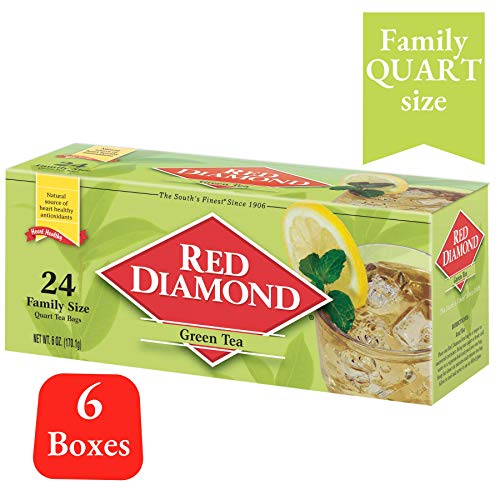 Red Diamond Green Tea Bags, Family Size Tea Bags, Delicious and ...