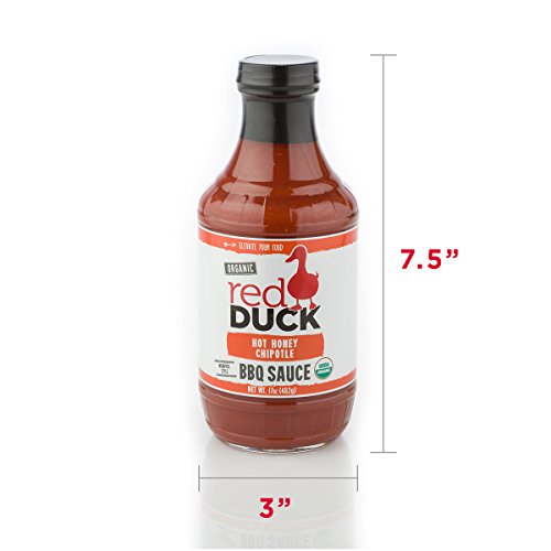 Red Duck 3-Sauce Bbq Sampler Set - Hot Honey Chipotle, Smoked Ap