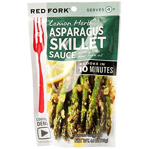 Red Fork Lemon Herb Asparagus Skillet Sauce, Lemon Herb Asparagu