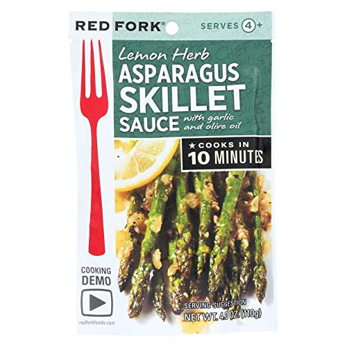 Red Fork Seasoning Sauce, Lemon Herb Asparagus, 4 Ounce Pack Of 8