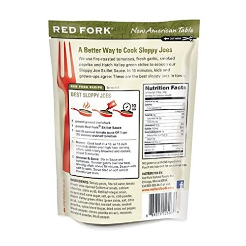 Red Fork Smoky Tomato Sloppy Joe Skillet Sauce, 8 Oz