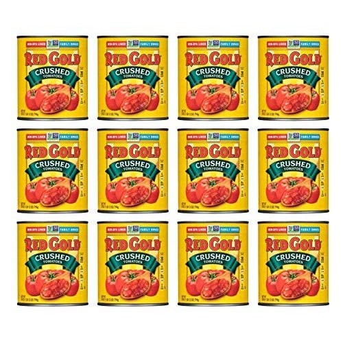 Red Gold Crushed Tomatoes, 28 Ounce Pack Of 12