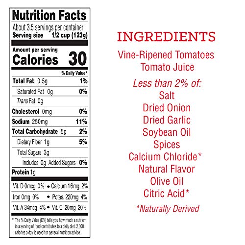 Red Gold | Diced Tomatoes Basil, Garlic &Amp; Oregano | 14.5Oz Can