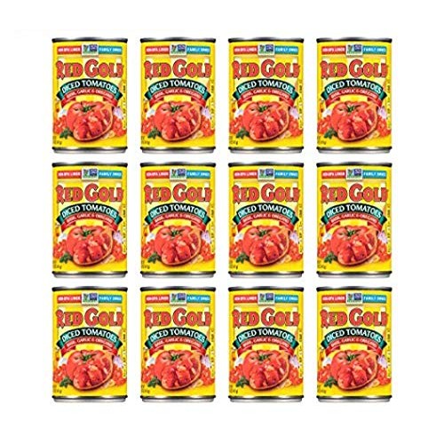 Red Gold Diced Tomatoes Basil, Garlic &Amp; Oregano, 14.5Oz Can Pac