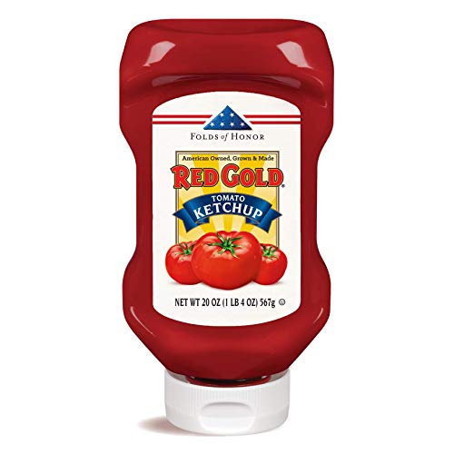 Red Gold Ketchup, Regular Squeeze Bottle, 20Oz Bottles Pack O
