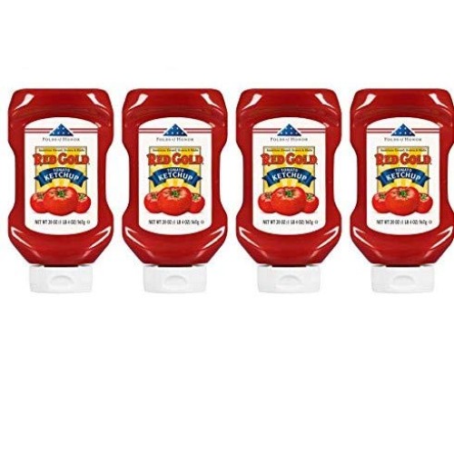 Red Gold Ketchup, Regular Squeeze Bottle, 20Oz Bottles Pack O