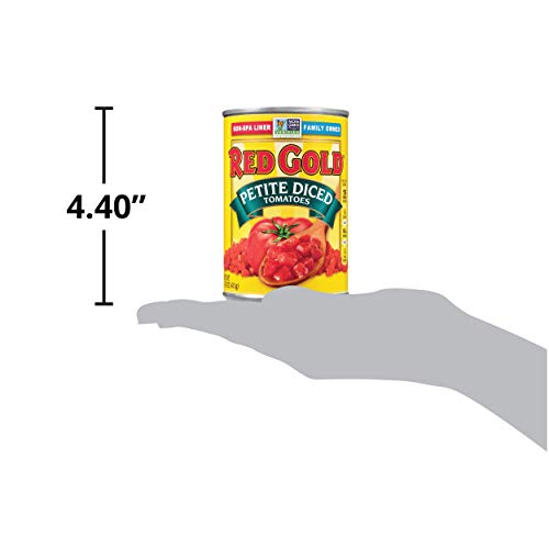 Red Gold Petite Diced Tomatoes, 14.5Oz Can Pack Of 6