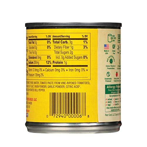 Red Gold Tomato Sauce, Vine-Ripened Tomatoes, Kosher And Gluten