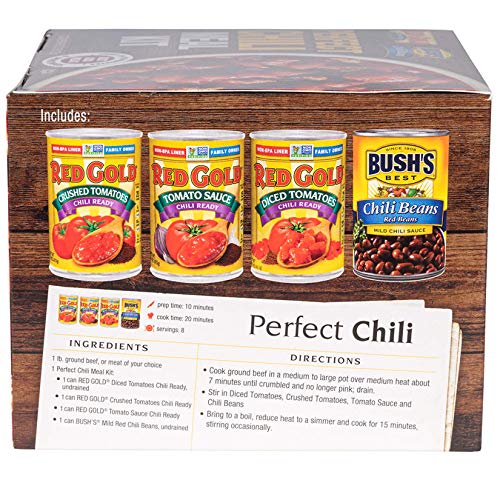 Red Gold Tomatoes &Amp; Bushs Best Beans | Perfect Chili Meal Kit |