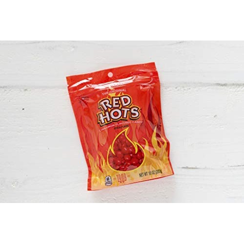 Red Hots Cinnamon Candy, 10 Ounce Bag, Pack Of 6