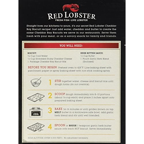 Red Lobster, Cheddar Bay Biscuit Mix , 11.36Oz Box 2 Pack