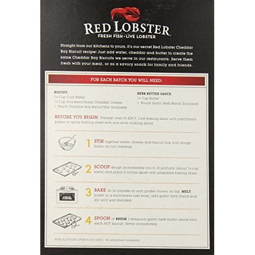 Red Lobster Cheddar Bay Biscuit Mix, 45.44 Ounce